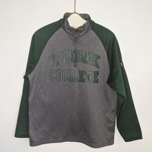York College Under Armour Zip Up - Size Medium